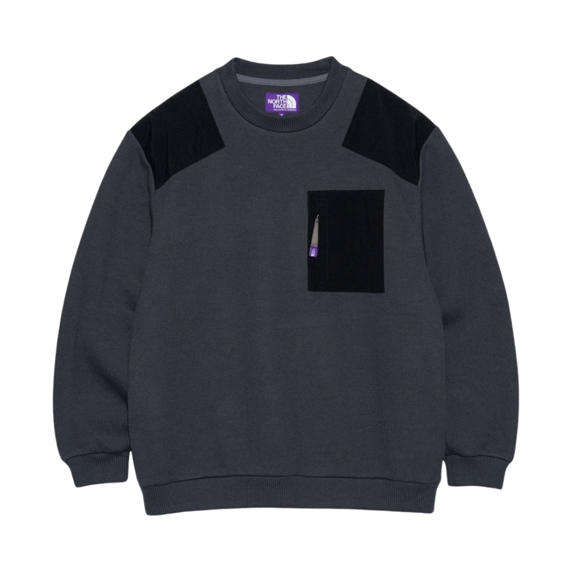 NT6402N The North Face Purple Label Field Commando Sweatshirt Asphalt Gray