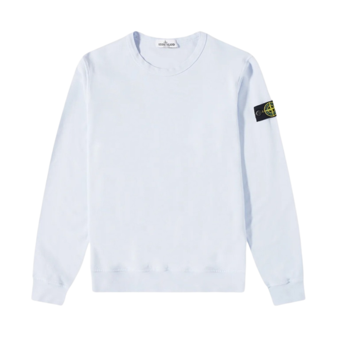 761661340-V0047 (Kids) Stone Island 61340 Cotton Fleece Crewneck Sweatshirt Lavender - 22SS
