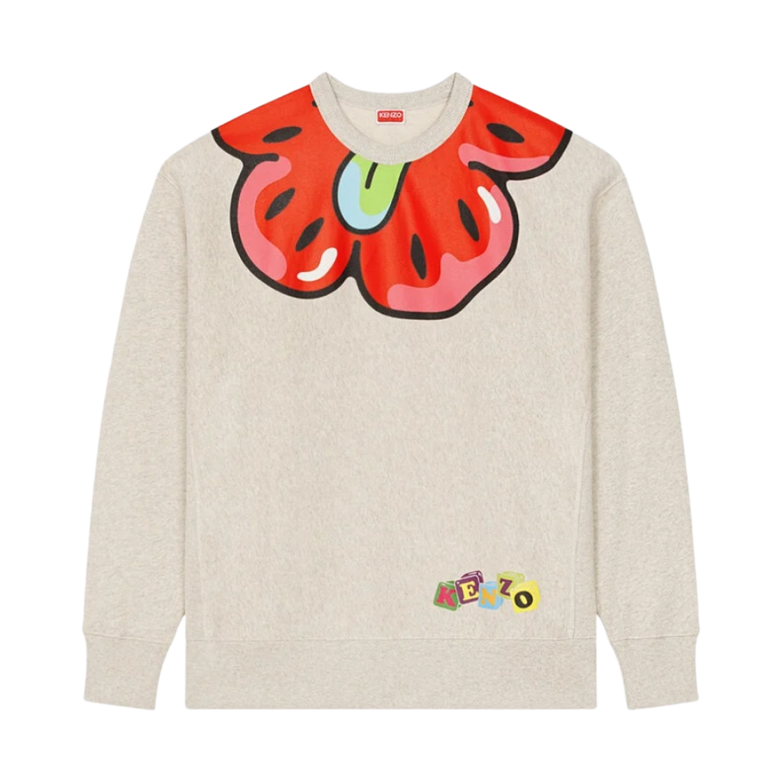 겐조 보케 보이 오버사이즈 스웨트셔츠 페일 그레이(Kenzo Boke Boy Oversize Sweatshirt Pale Grey) - 1
