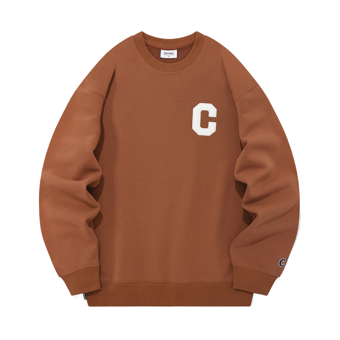 커버낫 C 로고 스웨트셔츠 브라운