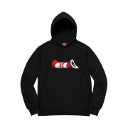 Supreme Cat In The Hat Hooded Sweatshirt Black - 18FW