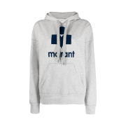 (W) Isabel Marant Mansel Oversized Hoodie Sweatshirt Grey Midnight - 23SS