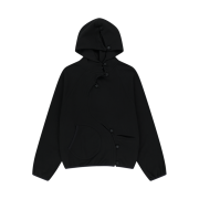 Sansan Gear Button Hoodie Black