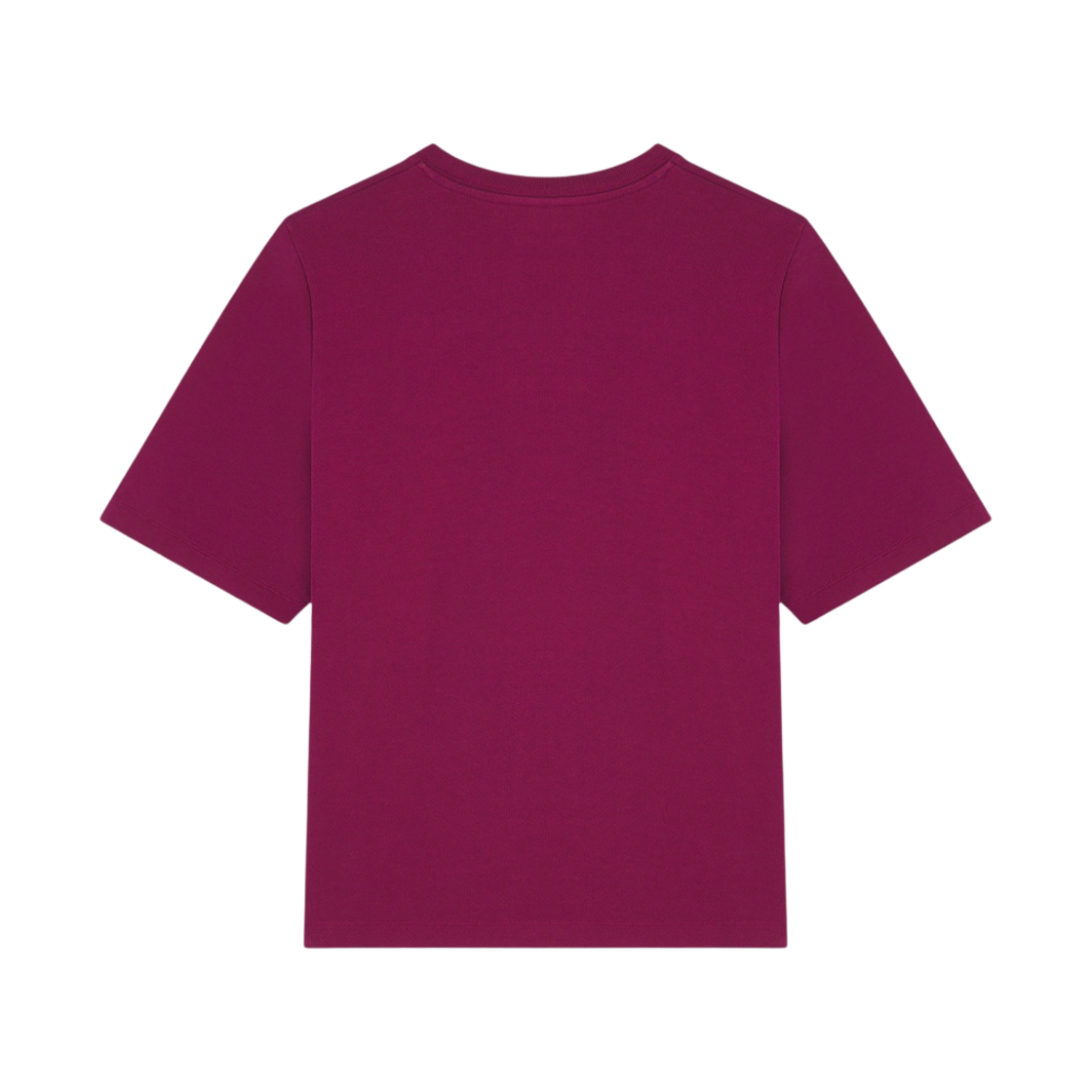 (W) 메종 키츠네 볼드 폭스 헤드 패치 컴포트 티셔츠 그레이프((W) Maison Kitsune Bold Fox Head Patch Comfort T-Shirt Grape) - 2