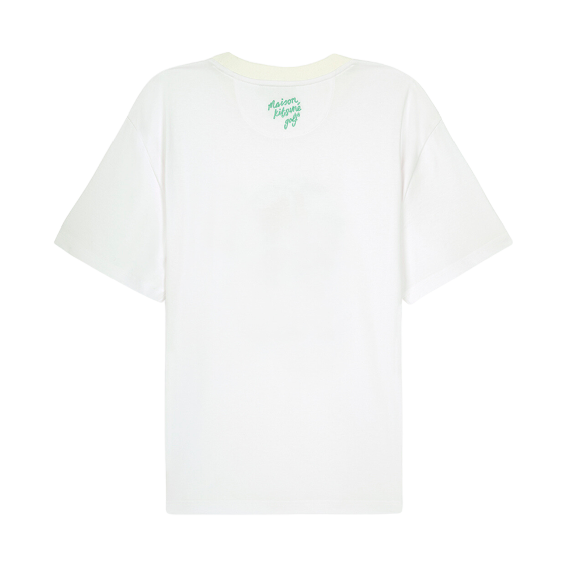메종 키츠네 스윙 폭스 숏슬리브 티셔츠 화이트(Maison Kitsune Swing Fox Short Sleeve T-Shirt White) - 2