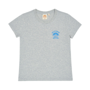 Hello Sunrise Women Shorts Sleeve Tee Melange Gray