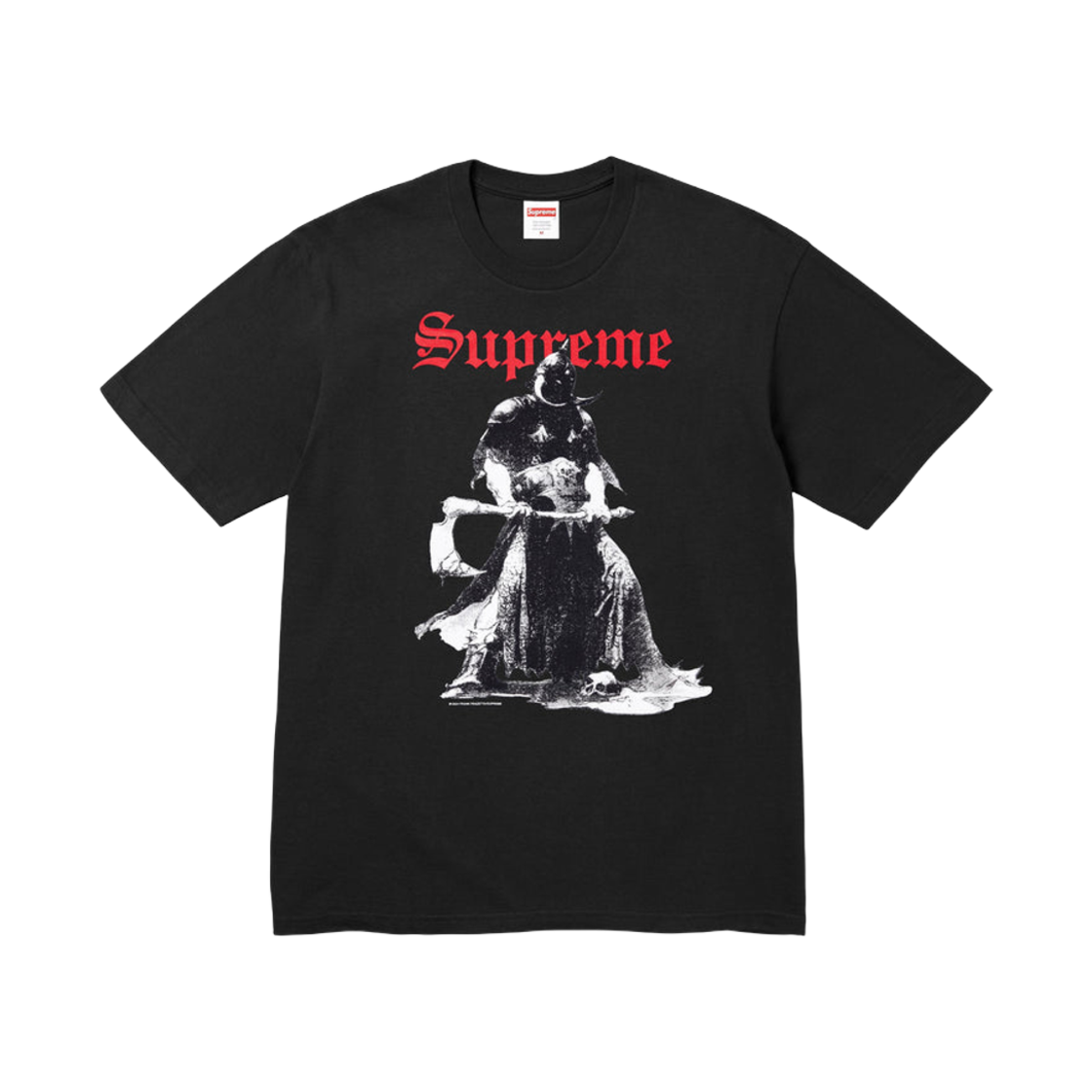 슈프림 프라제타 디스트럭션 티셔츠 블랙 - 24FW(Supreme Frazetta Destruction T-Shirt Black - 24FW) - 1