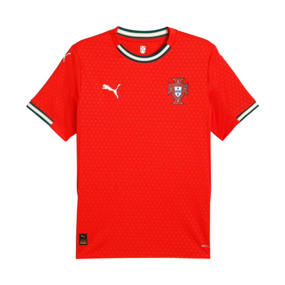 푸마 포르투갈 2025 홈 저지 스포츠 레드 (논 마킹 버전)(Puma Portugal 2025 Home Jersey Sport Red (Non Marking Ver.)) - 1