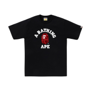 BAPE Color Camo College T-Shirt Black Red