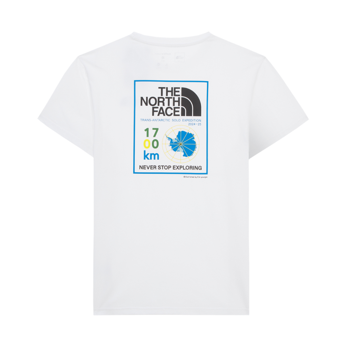 노스페이스 트랜스 안타틱 숏슬리브 라운드 티셔츠 1 화이트 - 25SS(The North Face Trans Antartic S/S Round T-Shirt 1 White - 25SS) - 2