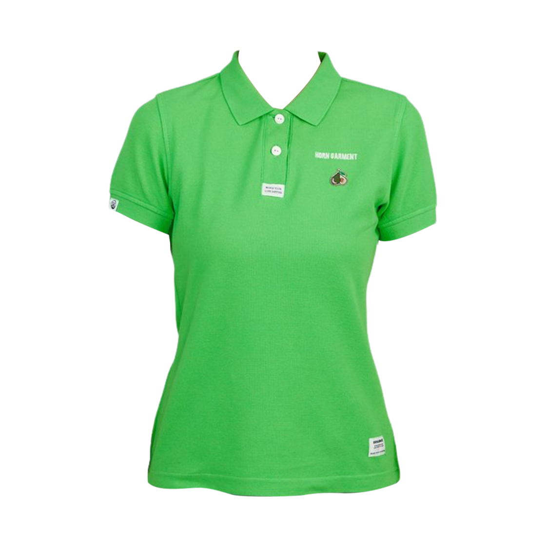HCW-2A-AP01 (W) Horn Garment Golf Wear Polo T-Shirt Light Green