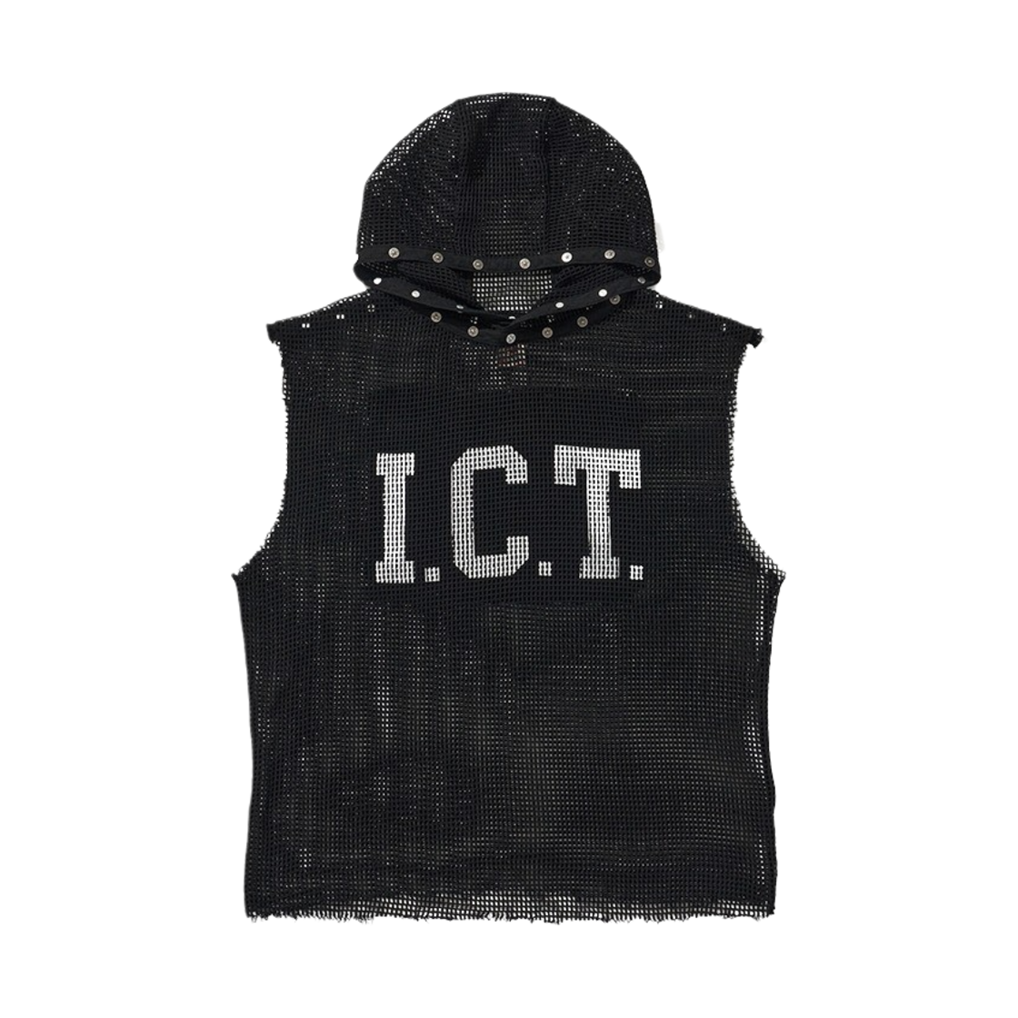 아이시토 x 트루릴리젼 데인저 넷 슬리브리스 블랙(Icyto x True Religion Danger Net Sleeveless Black)