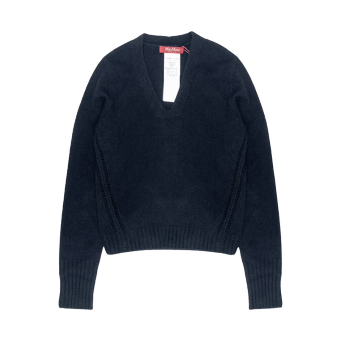 MARIO-009 (W) Max Mara Studio Mario V-Neck Knit Black