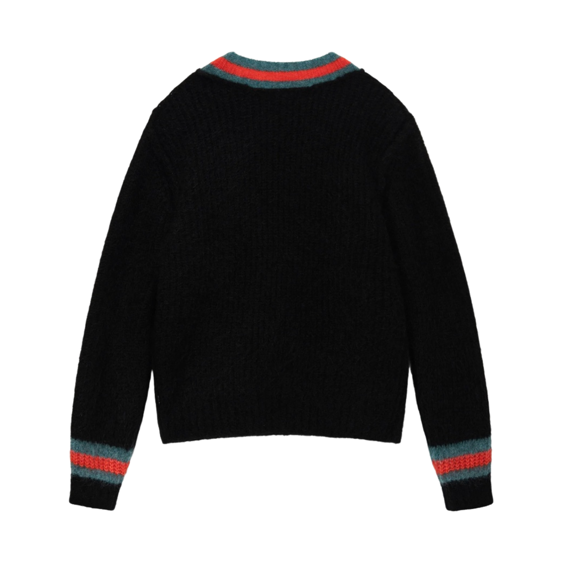 스투시 모헤어 테니스 스웨터 블랙(Stussy Mohair Tennis Sweater Black) - 2