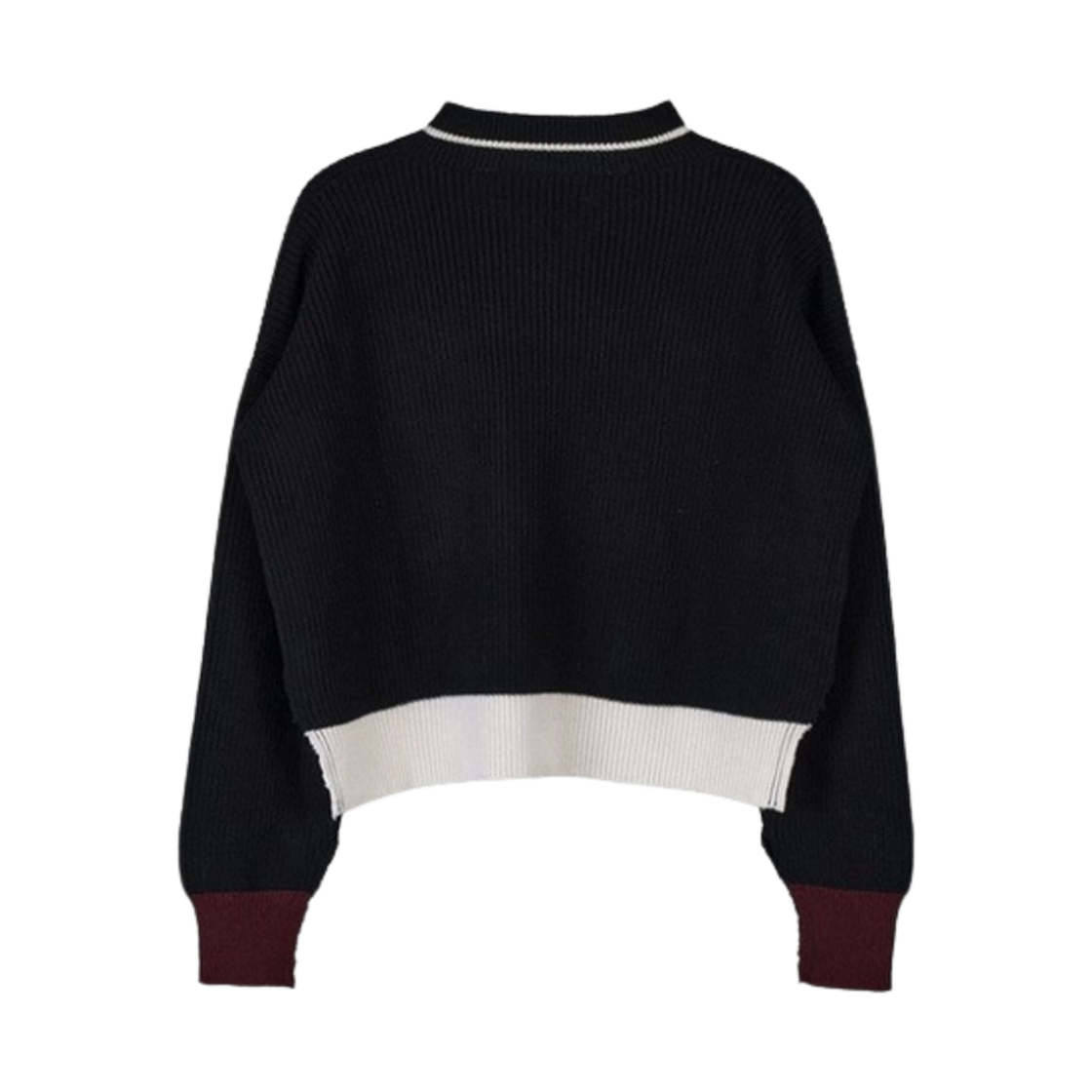 (W) 마르니 포켓 울 니트 블랙((W) Marni Pocket Wool Knit Black) - 2