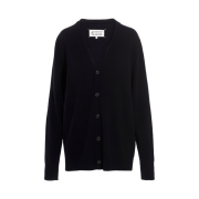 Maison Margiela V-Neck Cardigan Dark Blue