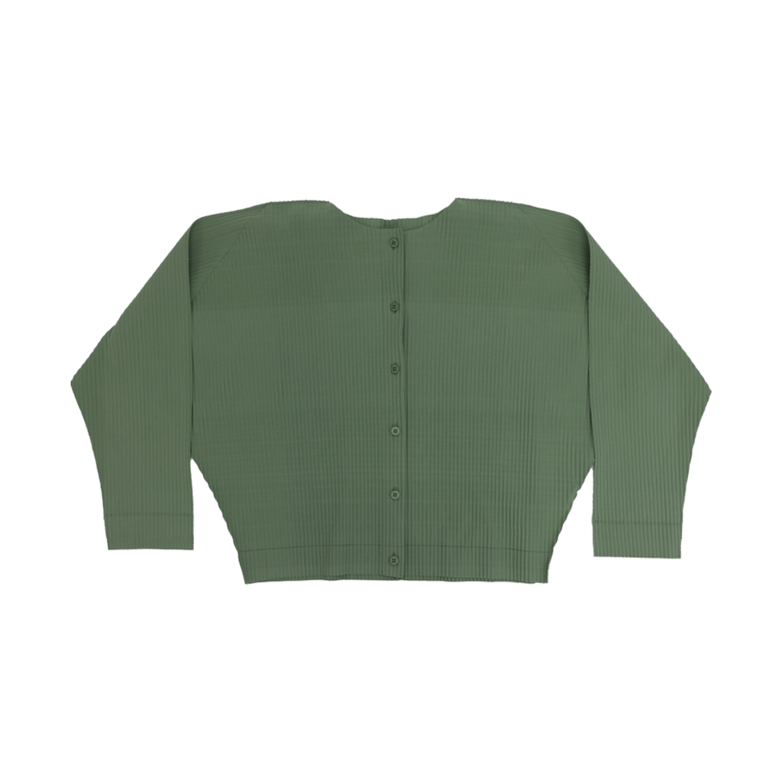 이세이 미야케 긴팔 탑 그린