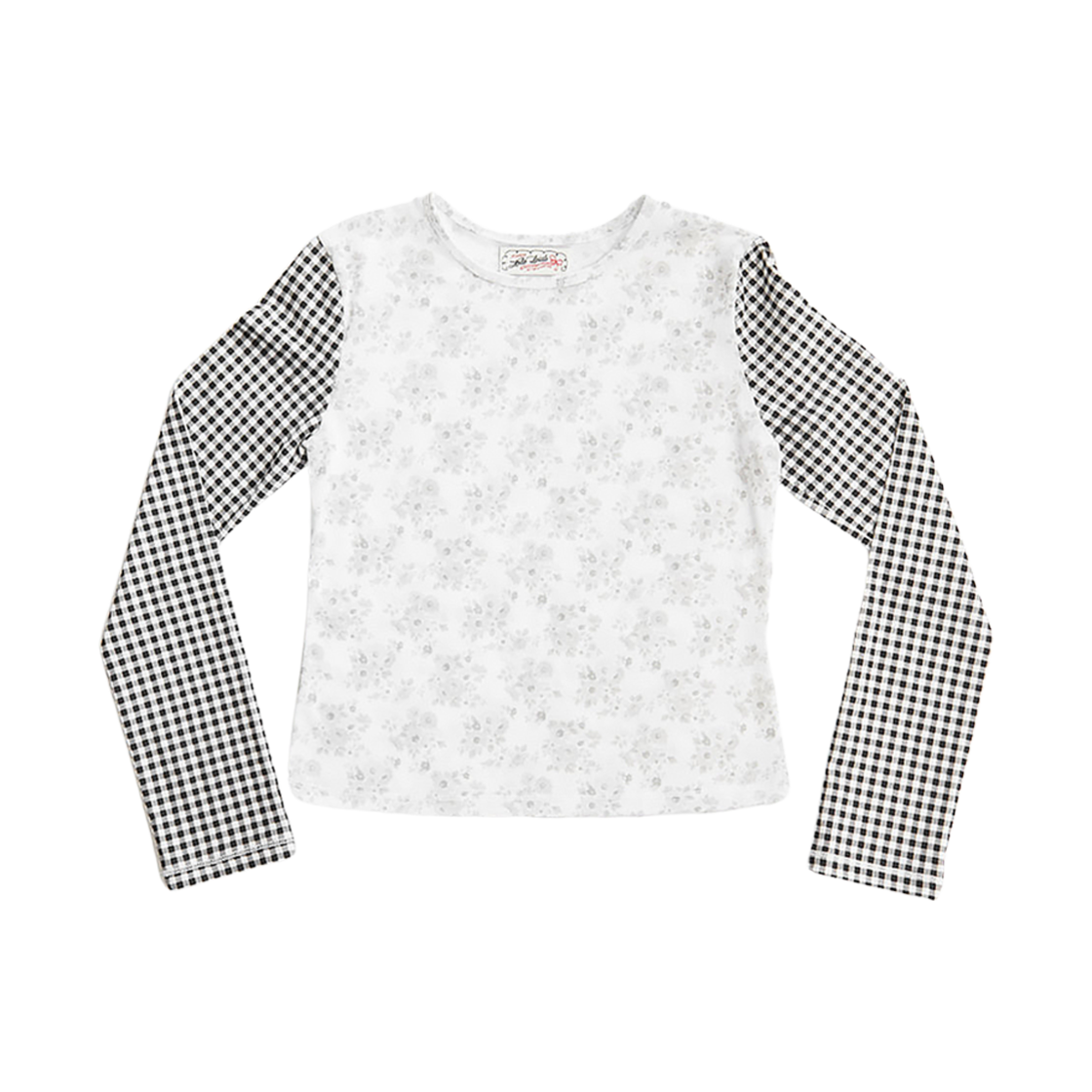 (W) 졸리레이드 미미 프린티드 티셔츠 블랙((W) Jolielaide Mimi Printed T-Shirt Black)