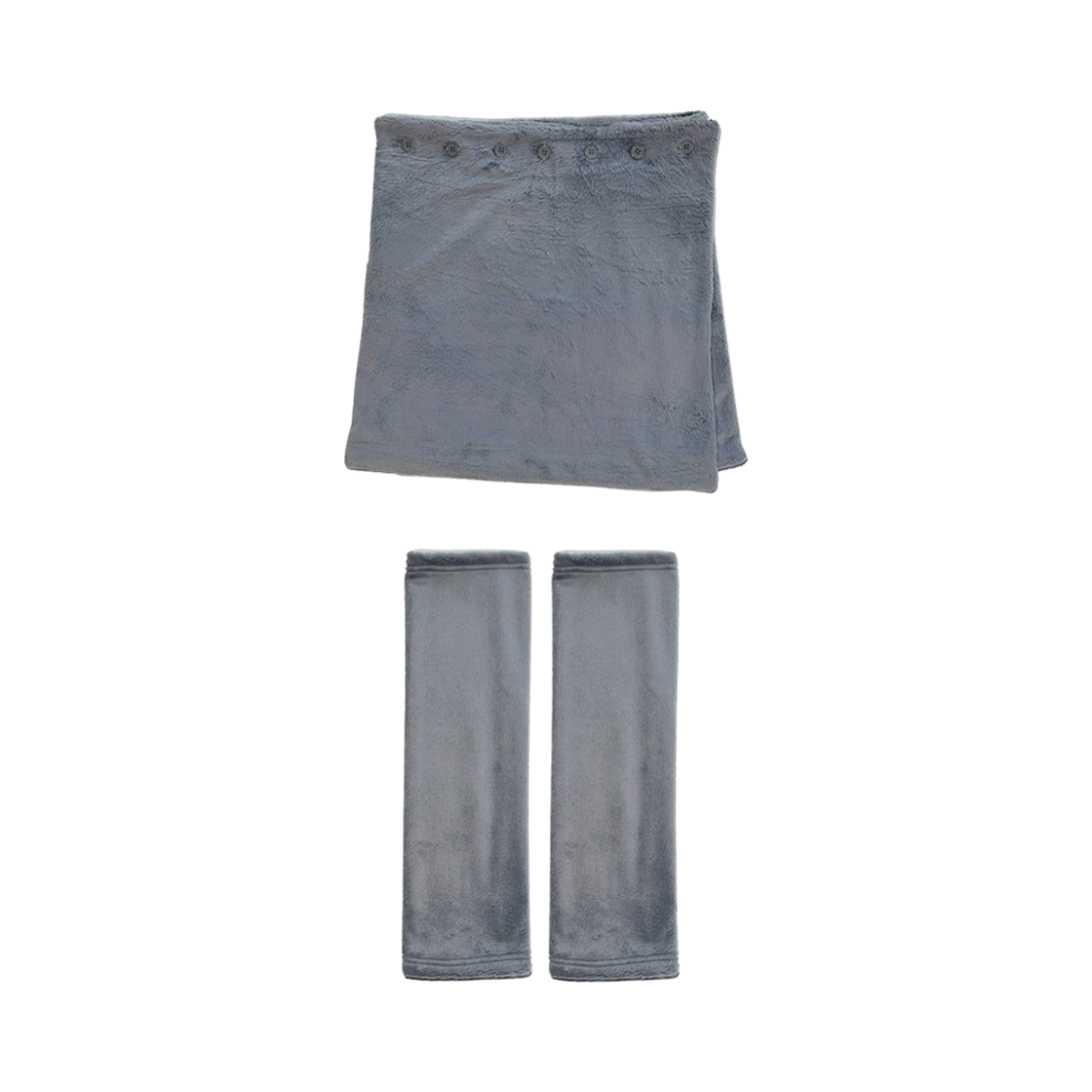 (W) 지초이 플리스 랩 스커트 레그 워머 돌핀 (2개 세트)((W) Jichoi Fleece Wrap Skirt with Leg Warmers Dolphin (Set of 2))