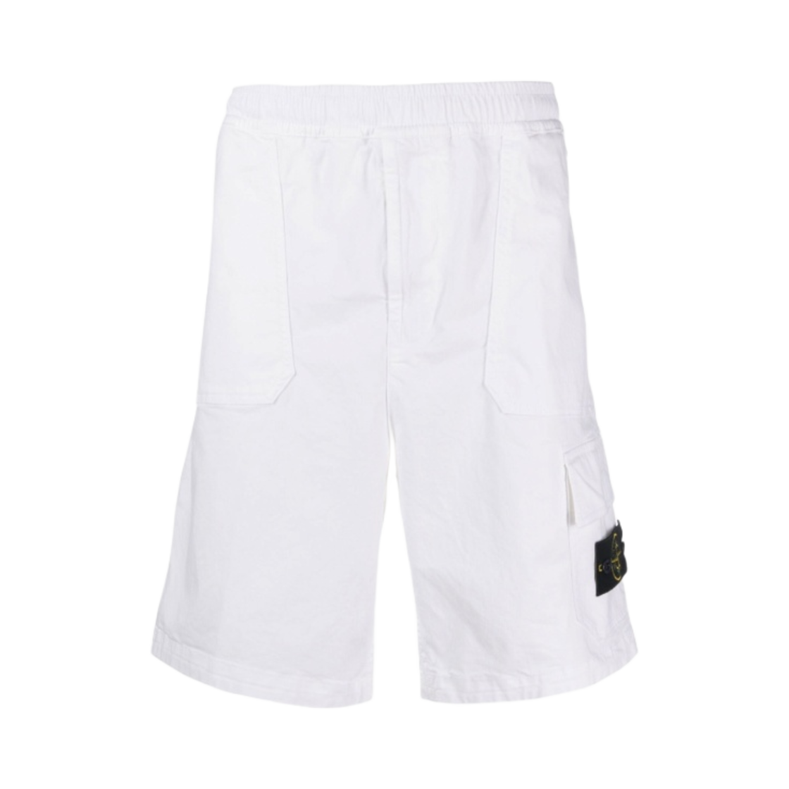 스톤 아일랜드 L0904 올드 트리트먼트 카고 버뮤다 쇼츠 화이트 - 23SS(Stone Island L0904 Old Treatment Cargo Bermuda Shorts White - 23SS) - 1
