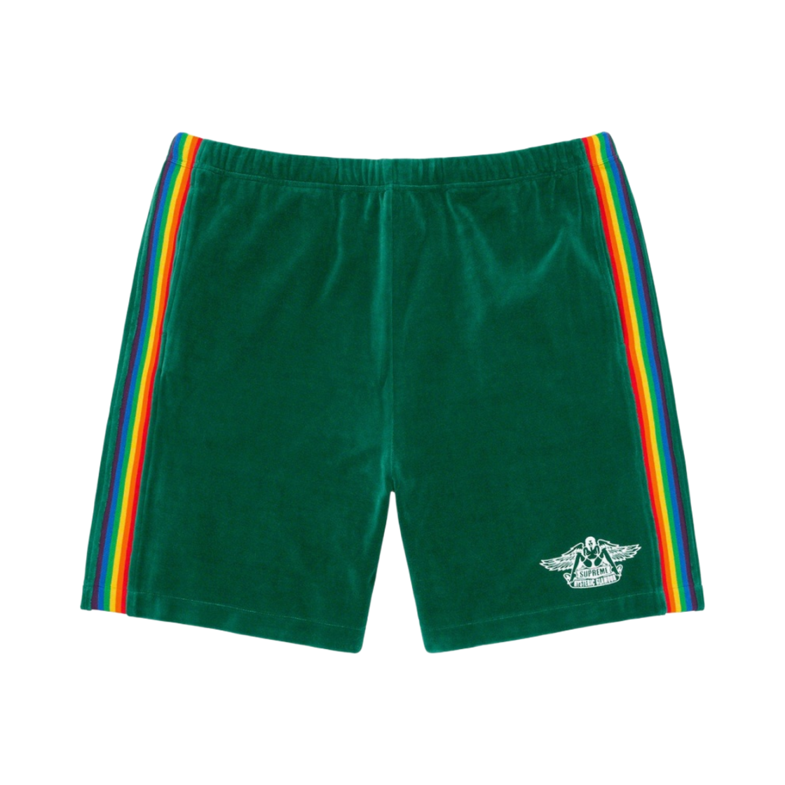 슈프림 x 히스테릭 글래머 벨루어 쇼츠 그린 - 21SS(Supreme x Hysteric Glamour Velour Shorts Green - 21SS) - 1