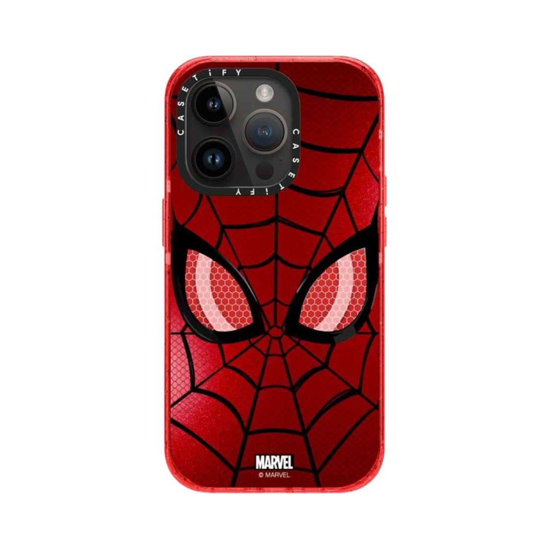 케이스티파이 x 마블 아이폰 스파이더맨 마스크 맥세이프 임팩트 케이스 반투명 워터멜론(Casetify x Marvel iPhone Spider-Man Mask Magsafe Impact Case Sheer Watermelon) - 3