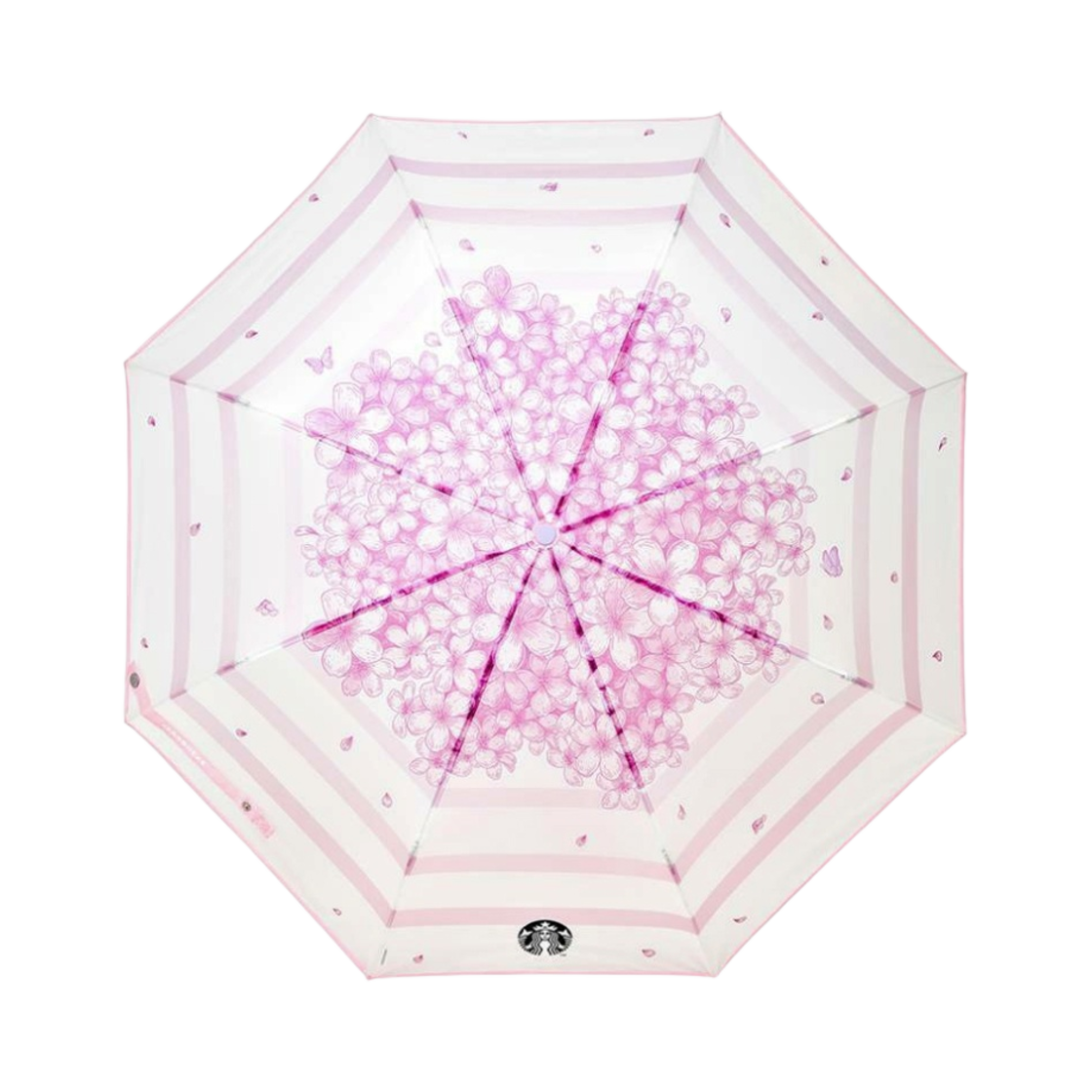 스타벅스 블라썸 시크릿 가든 3단 우산 핑크(Starbucks Blossom Secret Garden 3 Step Umbrella Pink)