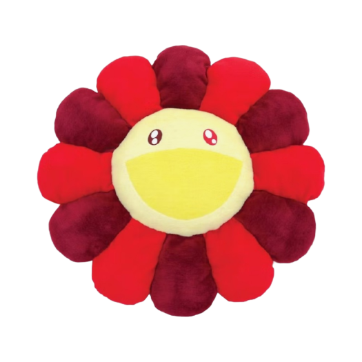 Kaikai Kiki Flower Cushion 30cm Rose Red
