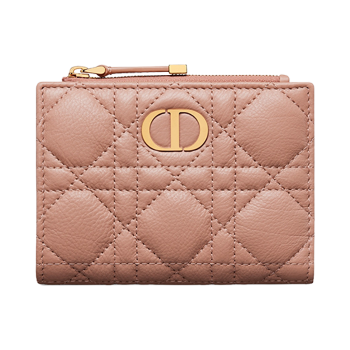 S5173UWHC-M49P Dior Caro Dahlia Wallet Roses Vents Supple