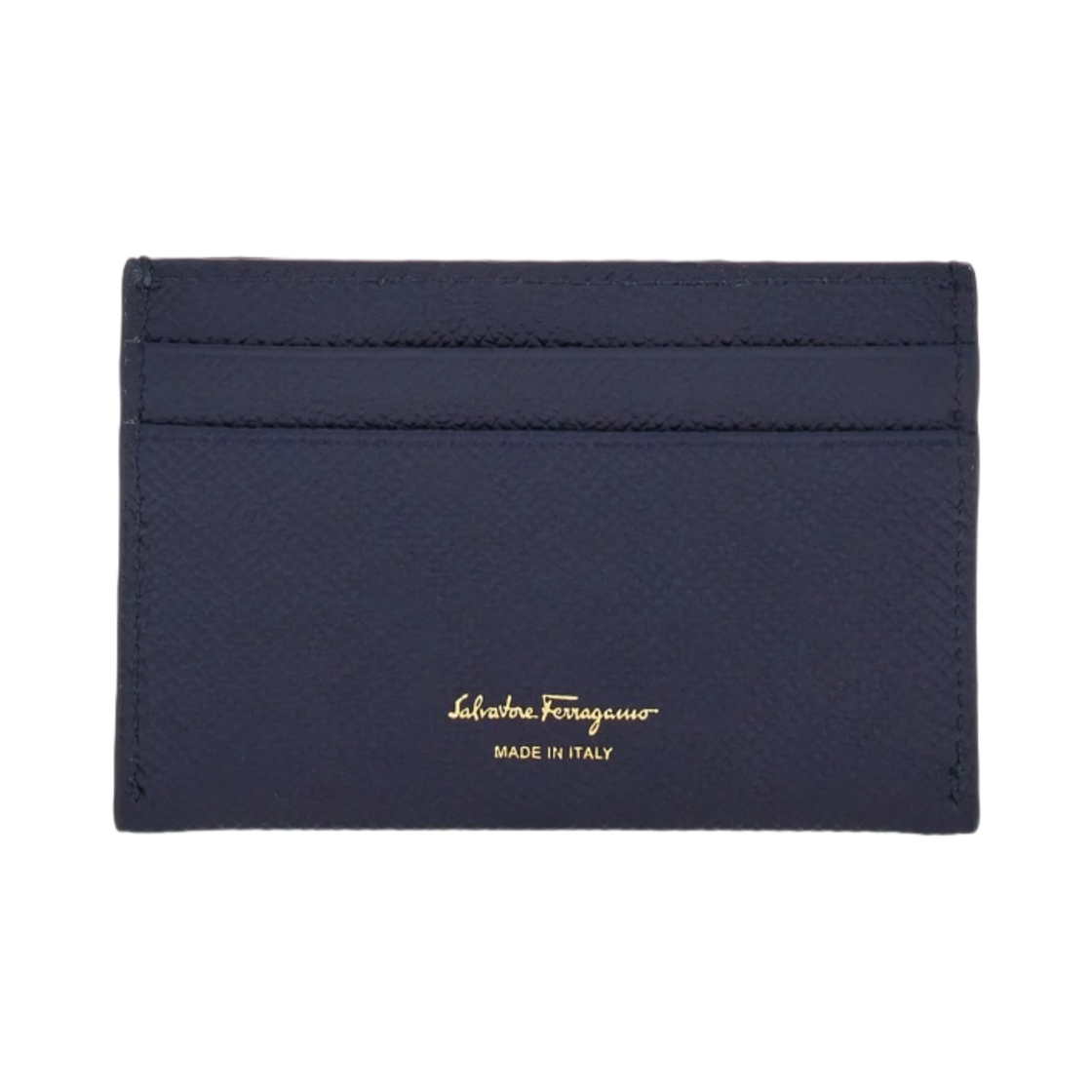 페라가모 간치니 크레딧 카드 홀더 미드나잇 블루(Ferragamo Gancini Credit Card Holder Midnight Blue) - 2