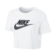 (W) Nike NSW Essential Crop Short Sleeve T-Shirt White - US/EU