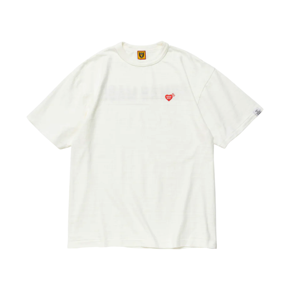휴먼 메이드 하트 뱃지 티셔츠 화이트(Human Made Heart Badge T-Shirt White)