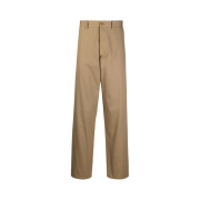 Maison Margiela Straight Cotton Chinos Beige