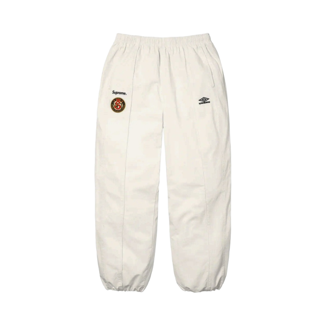 슈프림 x 엄브로 코튼 립스탑 트랙 팬츠 화이트 - 23FW(Supreme x Umbro Cotton Ripstop Track Pants White - 23FW) - 1