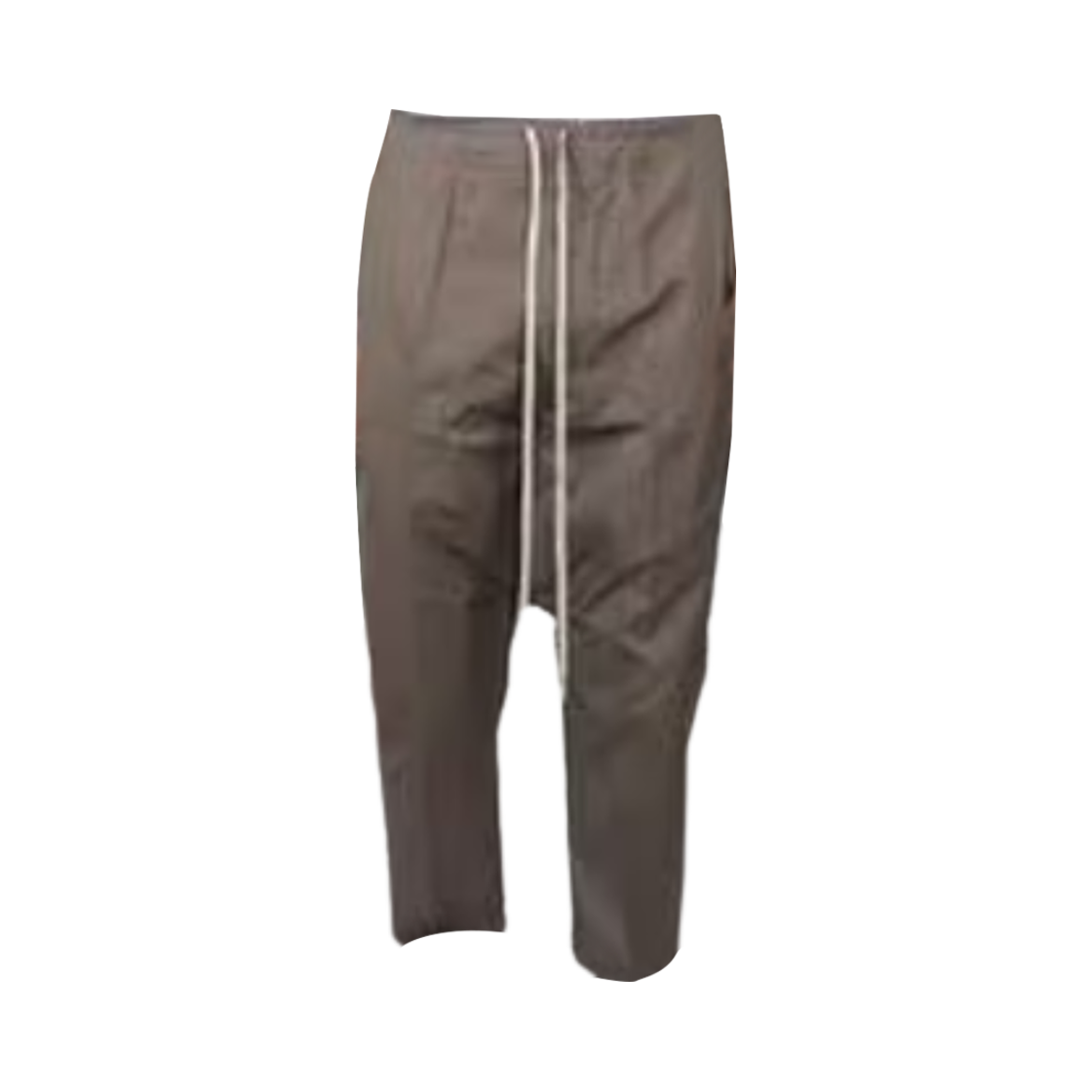 RU01C4381-TF-34 Rick Owens Drawstring Cropped Pants Dust
