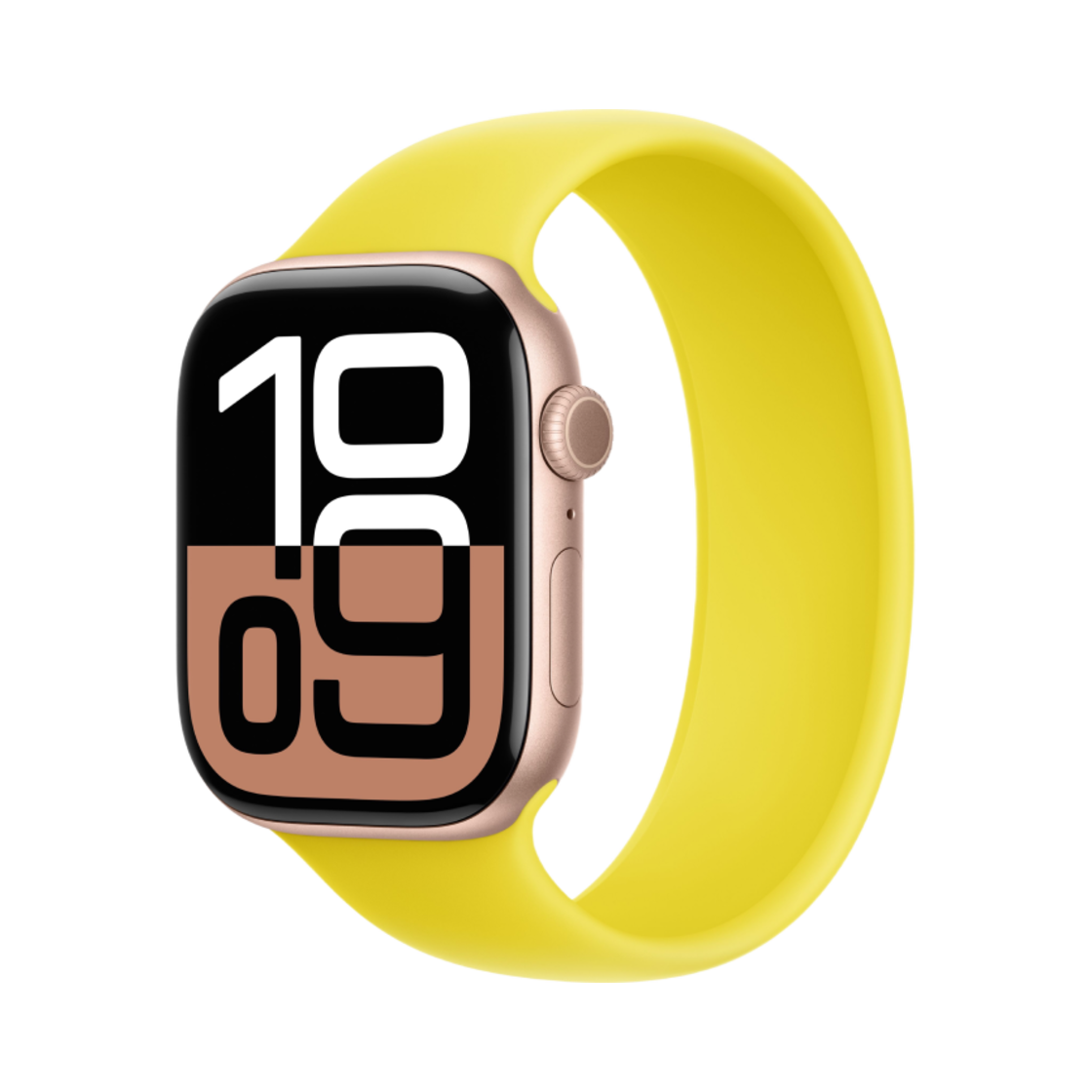 애플 워치 10 46mm GPS 로즈 골드 알루미늄 케이스 솔로 루프 스타 프루트 (국내 정식 발매 제품)(Apple Watch Series 10 46mm GPS Rose Gold Aluminium Case with Solo Loop Star Fruit (Korean Ver.)) - 1
