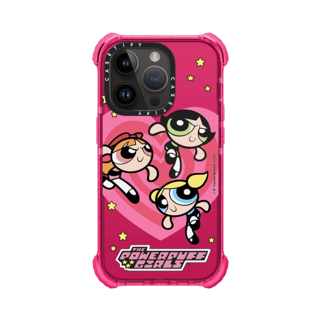 케이스티파이 x 파워퍼프걸 아이폰 하트 울트라 임팩트 범퍼 케이스 반투명 버블검(Casetify x The Powerpuff Girls iPhone Heart Ultra Impact Bumper Case Sheer Bubblegum) - 3