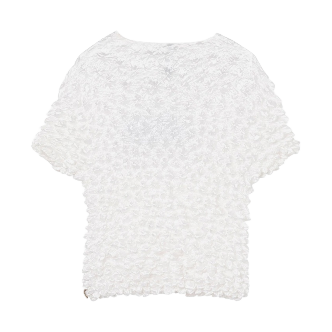 (W) 스투시 팝콘 미니 셔츠 화이트((W) Stussy Popcorn Mini Shirt White) - 2