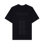 Juun.J Archive Embroidered Short Sleeve T-Shirt Black