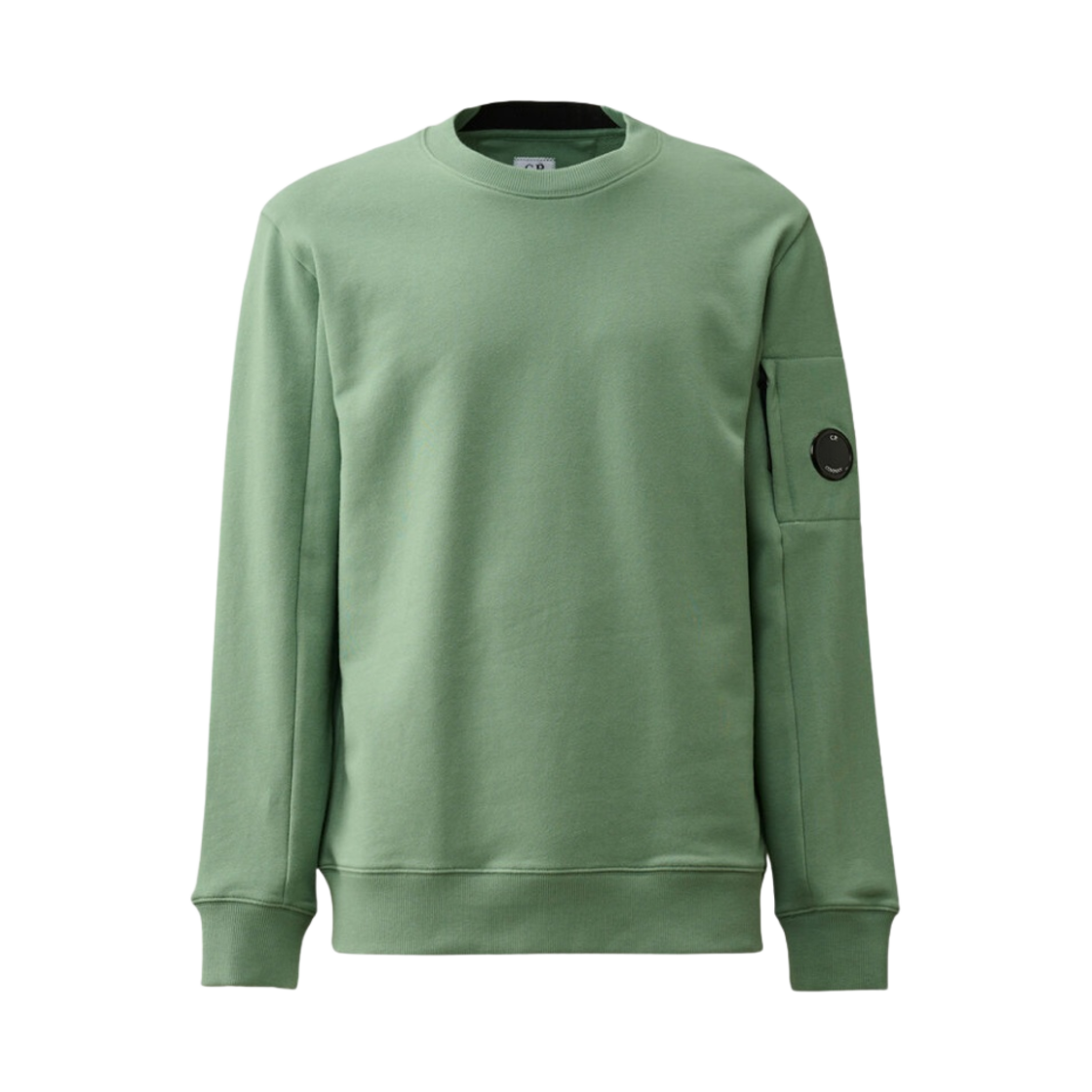 16CMSS022A005086W626 C.P. Company Diagonal Raised Fleece Sweatshirt Green Bay - 24SS