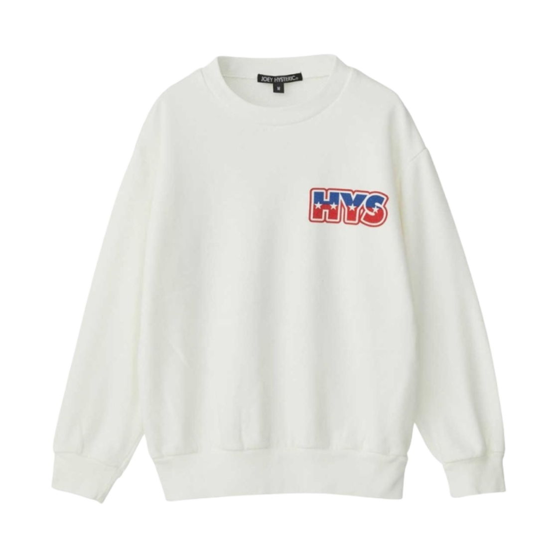 (키즈) 히스테릭 글래머 조이 히스테릭 HYS 스타 스웨트셔츠 화이트((Kids) Hysteric Glamour Joey Hysteric HYS Star Sweatshirt White) - 2