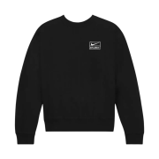 Nike x Stussy NRG Washed Fleece Crewneck Black (DO5311-010)