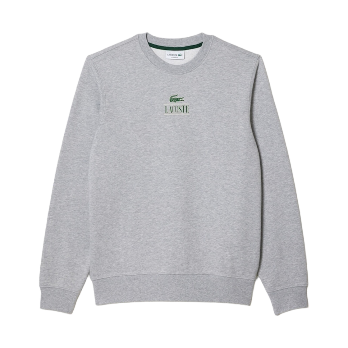 라코스테 뉴 로고 포인트 스웨트셔츠 스웨트셔츠 그레이 신(Lacoste New Logo Point Sweatshirt Sweatshirt Grey Chine) - 1
