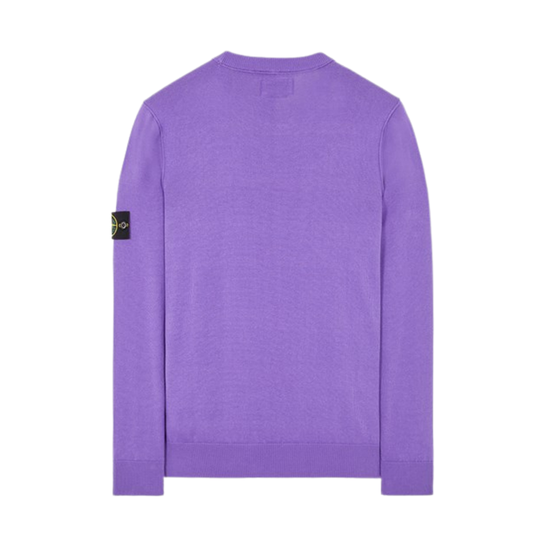 스톤 아일랜드 540B2 소프트 오가닉 코튼 크루넥 니트 라벤더 - 24SS(Stone Island 540B2 Soft Organic Cotton Crewneck Knit Lavender - 24SS) - 2