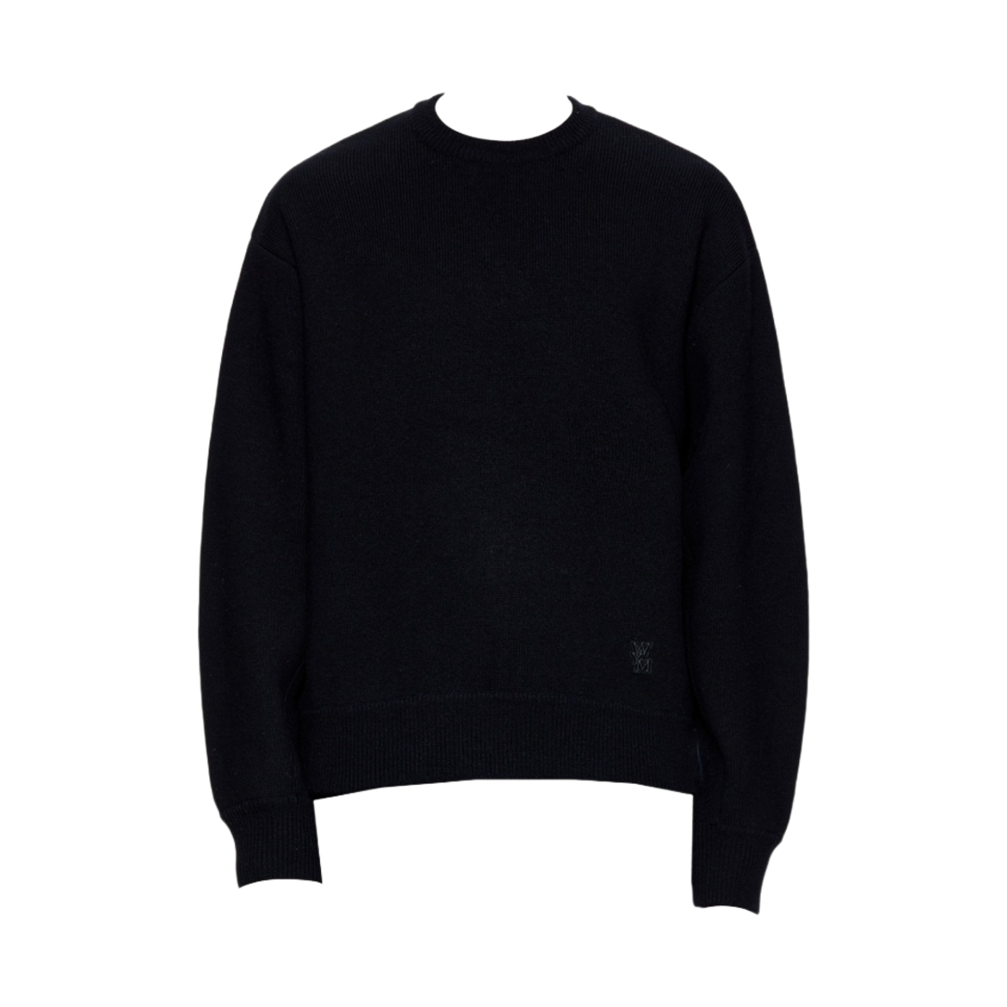 W233KN05507B Wooyoungmi Round-Neck Sweater Black - 23FW