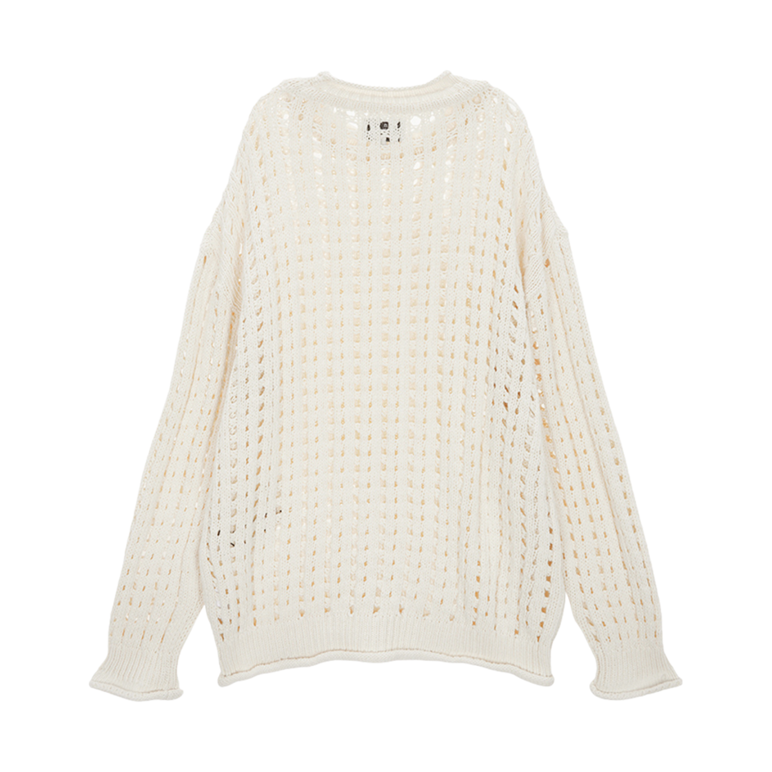 (W) 마뗑킴 핸드 니티드 크로쉐 풀오버 아이보리((W) Matin Kim Hand Knitted Crochet Pullover Ivory) - 2