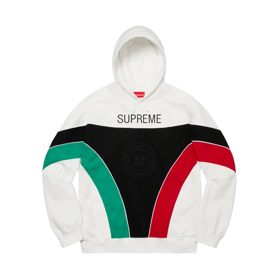 - Supreme Milan Hooded Sweatshirt White - 20SS
