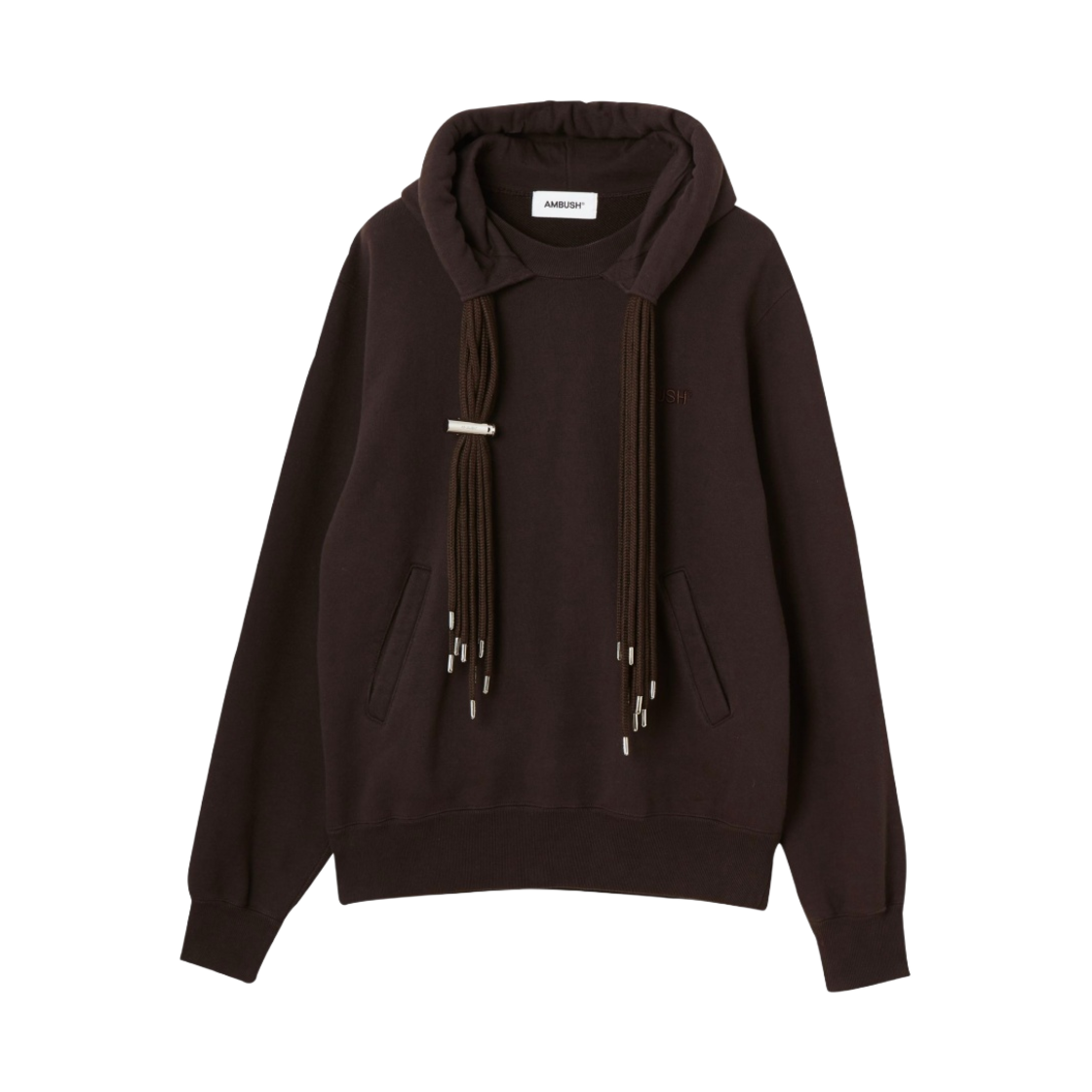 BMBB003F21FLE0016464 Ambush Multicord Hoodie Chocolate Torte