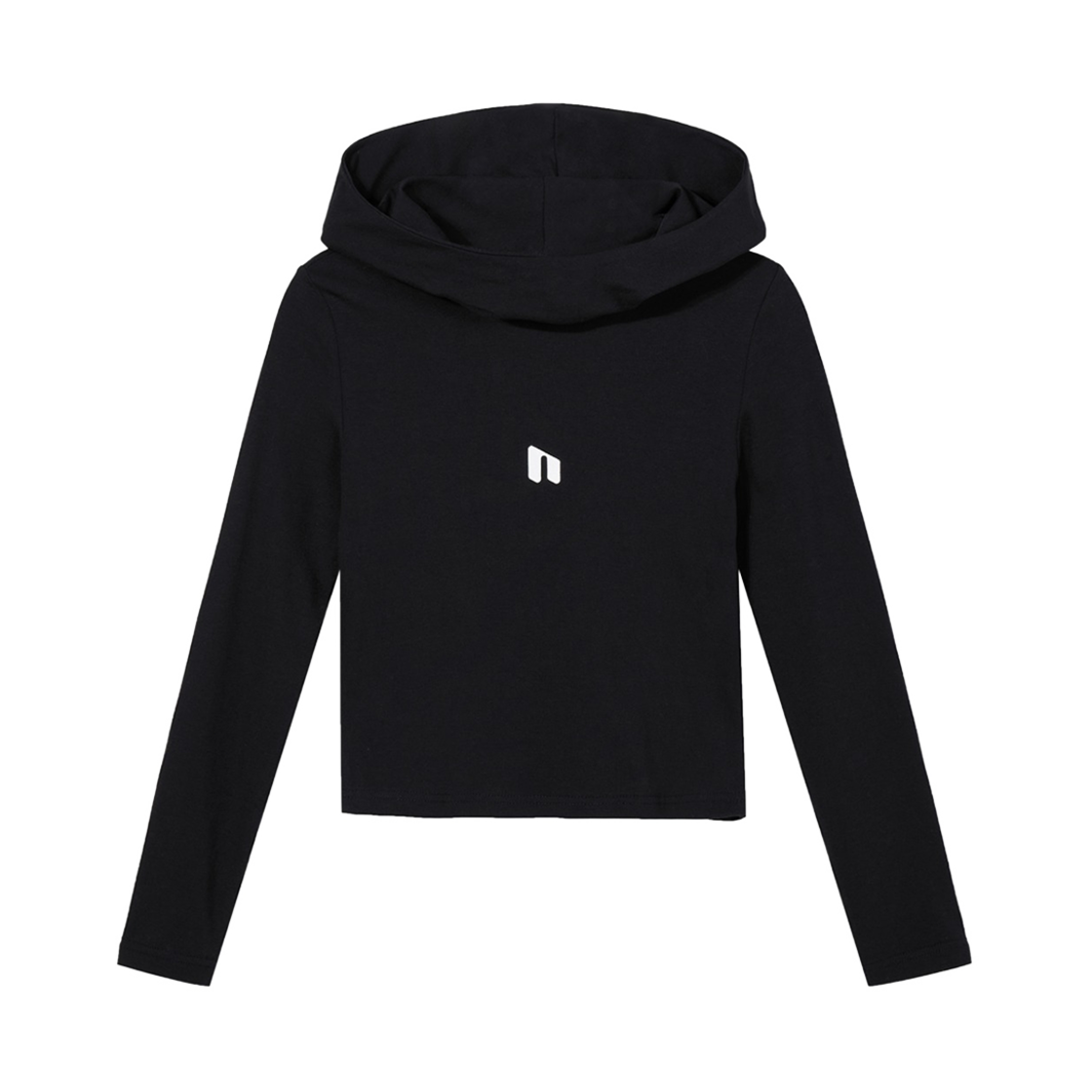 네더월드 엔티더블유 버진 스포티 로고 후디(Netherworld Ntw Virgin Sporty Logo Hoodie Black)