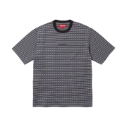 Supreme Grid Jacquard S/S Top Black - 23FW